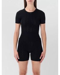 JW Anderson - Pointelle Knit Crew Neck Bow T Shirt - Lyst