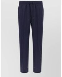 Brioni - Wool Straight Leg Trousers - Lyst