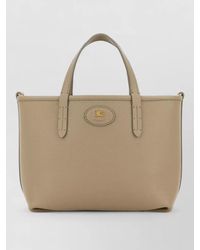Burberry - Leather Mini Bloomsbury Reversible Shoulder Bag - Lyst