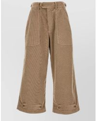 Cellar Door - Corduroy Wide-Leg Trousers - Lyst