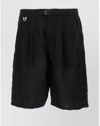 Undercover - Linen Bermuda Shorts - Lyst