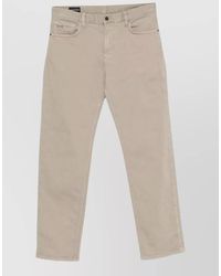 Emporio Armani - Slim Fit Denim Straight Leg Jeans - Lyst
