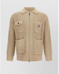 Carhartt - Ribbed Zip-Up Cardigan - Lyst