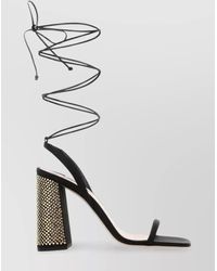 Miu Miu - Satin Sandals - Lyst