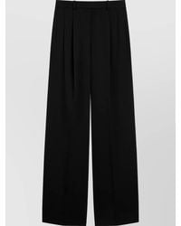 Givenchy - Wool Pleated Tailored Trousers - Lyst
