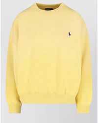 Polo Ralph Lauren - Crew Neck Sweatshirt Long Sleeve Design - Lyst
