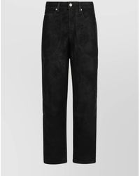 Isabel Marant - Faux Leather Straight-Leg Trousers - Lyst