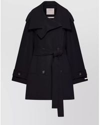 Sportmax - Wool Short Trench Coat - Lyst