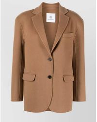 Anine Bing - Cashmere Wool Oversized Single-Breasted Blazer - Lyst