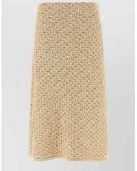 Fabiana Filippi - Denim Tweed High-Waisted Skirt - Lyst