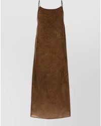 Uma Wang - Viscose Blend Anaya Floor Length Dress - Lyst