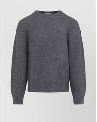 Carhartt - Crew Neck Sweater With Ribbed Cuffs And Hem - Lyst