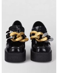 Stella McCartney - Leather Platform Loafers - Lyst