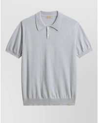 Woolrich - Fine Knit Short Sleeve Polo Shirt - Lyst
