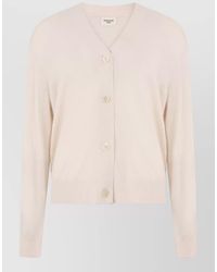 Weekend by Maxmara - Cropped Cardigan V Neck Long Sleeves - Lyst