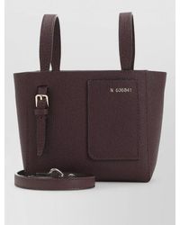 Valextra - Mini Calf Leather Shoulder Bag - Lyst