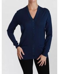 Dolce & Gabbana - Virgin Wool V-Neck Cardigan - Lyst