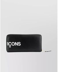 Comme des Garçons - Leather Logo-Print Zip-Around Wallet - Lyst