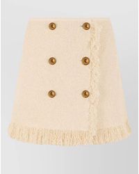 Elisabetta Franchi - High-Waist Bell A-Line Skirt - Lyst