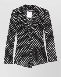 Junya Watanabe - Fitted Blazer Polka Dot Lapel Collar - Lyst
