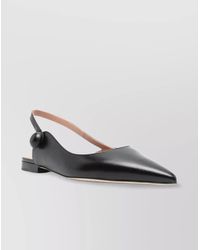 Malone Souliers - Leather Slingback Ballerina Flats - Lyst