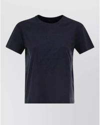 Max Mara - Embroidered Cotton Short-Sleeve T-Shirt - Lyst