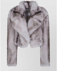 Sportmax - Faux Fur Cropped Jacket - Lyst