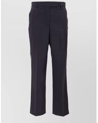 Thom Browne - Relaxed Tape Detail Cotton Tailored Trousers - Lyst