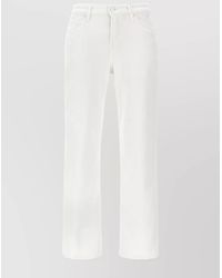 7 For All Mankind - Denim Straight-Leg Ankle Jeans - Lyst