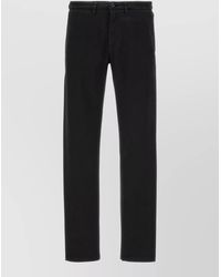 Department 5 - Cotton-Blend Straight-Leg Trousers - Lyst
