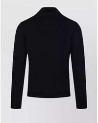 Roberto Collina - High Neck Cuffs And Hem Sweater - Lyst