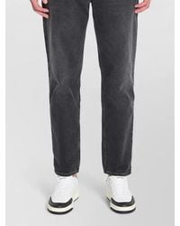 Saint Laurent - Denim Mid-Rise Straight-Leg Jeans - Lyst