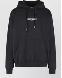 Off-White c/o Virgil Abloh - Statement Cotton Hooded Logo Sweatshirt - Lyst