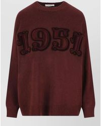 Max Mara - Burgundy Wool Blend Fido Sweater - Lyst