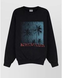 Balenciaga - Cotton Printed Crewneck Sweatshirt - Lyst