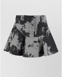 Fendi - Five-Pocket Jacquard Mini Skirt - Lyst