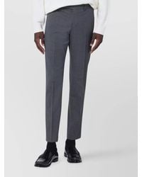 PT Torino - Virgin Wool Straight-Leg Tailored Trousers - Lyst