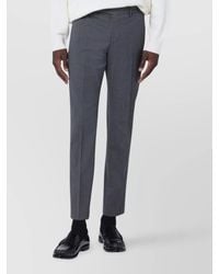 PT Torino - Virgin Wool Straight-Leg Tailored Trousers - Lyst