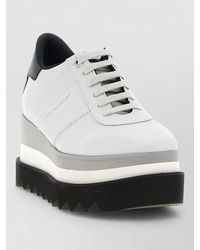Stella McCartney - Lace Up Shoes Round Toe Platform Heel - Lyst