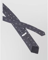 Lardini - Narrow Tie Polka Dot Smooth Texture - Lyst