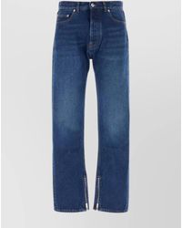 Off-White c/o Virgil Abloh - Denim High-Rise Straight-Leg Jeans - Lyst