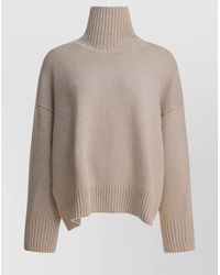 Soeur - Merino Wool Ribbed Turtleneck Jumper - Lyst