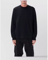Stone Island - Cotton Fleece Crew Neck Long Sleeve Sweatshirt - Lyst
