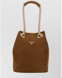 Prada - Bucket Recycled Polyamide Shoulder Bag - Lyst