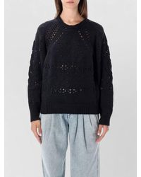 Isabel Marant - Luce Openwork Knit Raglan Sweater - Lyst