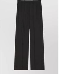 Givenchy - Wool Wide-Leg Trousers - Lyst