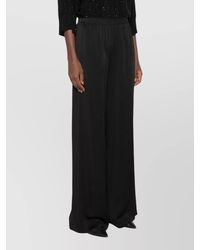 Fabiana Filippi - Satin Wide-Leg Trousers - Lyst