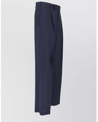 PT Torino - Straight Leg Trousers Pleated Front Belt Loops - Lyst
