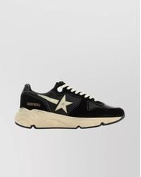 Golden Goose - Leather Panelled Low-Top Sneakers - Lyst