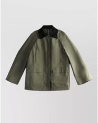 TOTEME - Cotton Corduroy Collar Fitted Jacket - Lyst